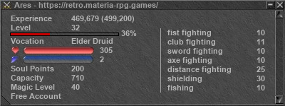 Signature for player Ares