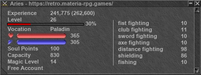 Signature for player Aries