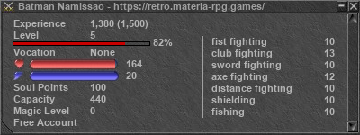 Signature for player Batman Namissao