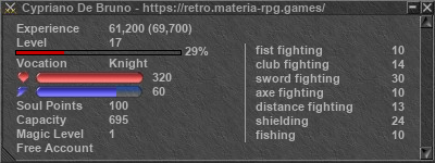 Signature for player Cypriano De Bruno