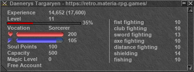 Signature for player Daenerys Targaryen