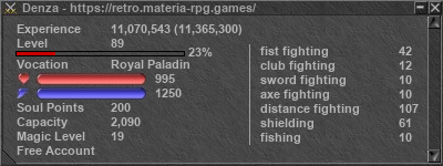 Signature for player Denza