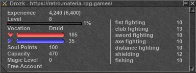 Signature for player Drozk