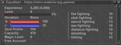 Signature for player Equalizer