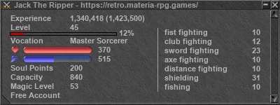 Signature for player Jack The Ripper