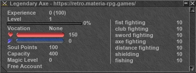 Signature for player Legendary Axe