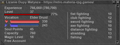 Signature for player Lizanie Dupy Matysza