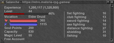 Signature for player Salanche