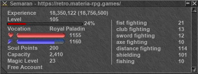 Signature for player Semaran