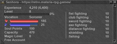 Signature for player Senhora