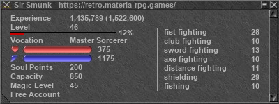 Signature for player Sir Smunk