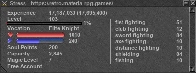 Signature for player Stress